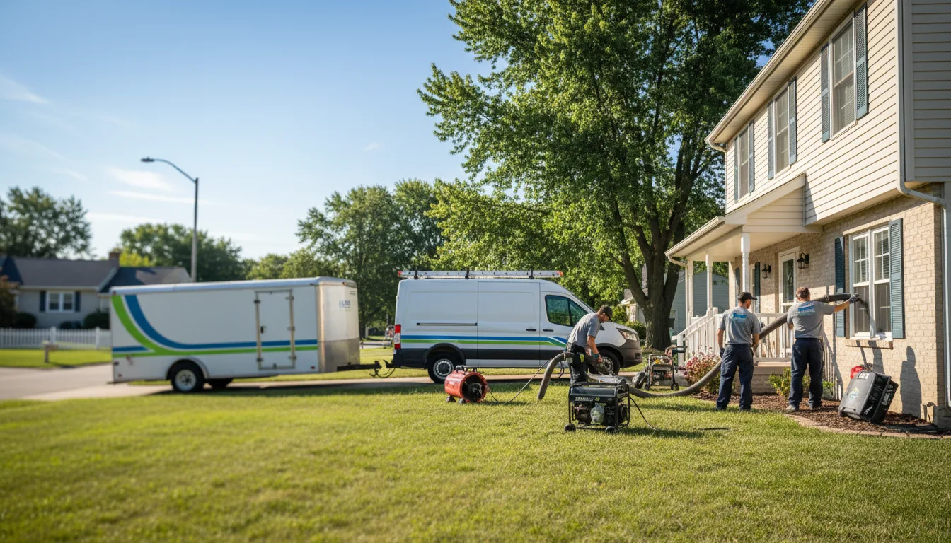 Flooded Basement Restoration And Cleanup With Repair in Jackson, WI near me